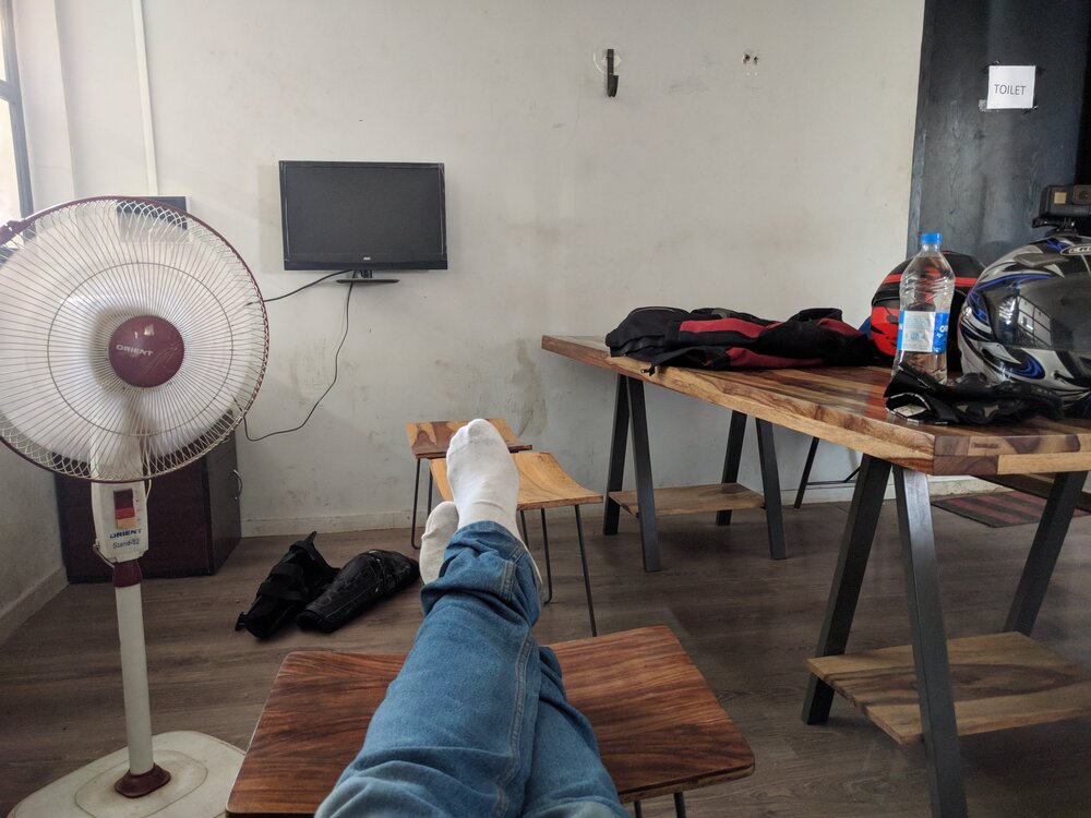 trying-to-take-a-nap-while-the-bike-gets-fixed